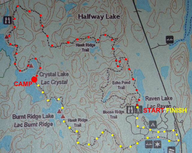 Halfway Lake Trail Map