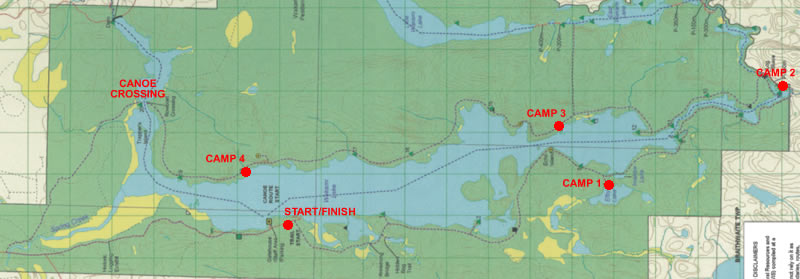 Wakami Lake Map