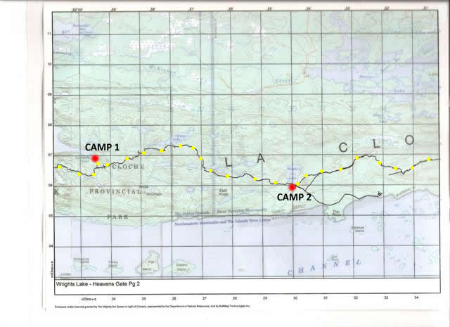 Heavens Gate Trail Map