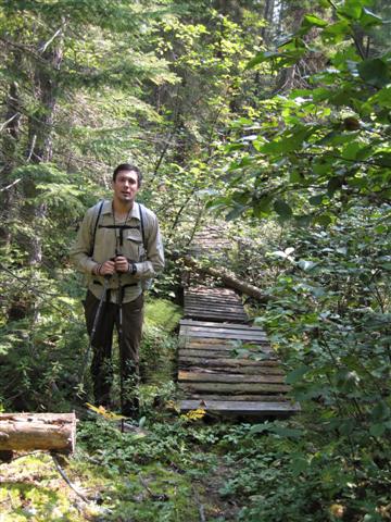 Steve in the bog