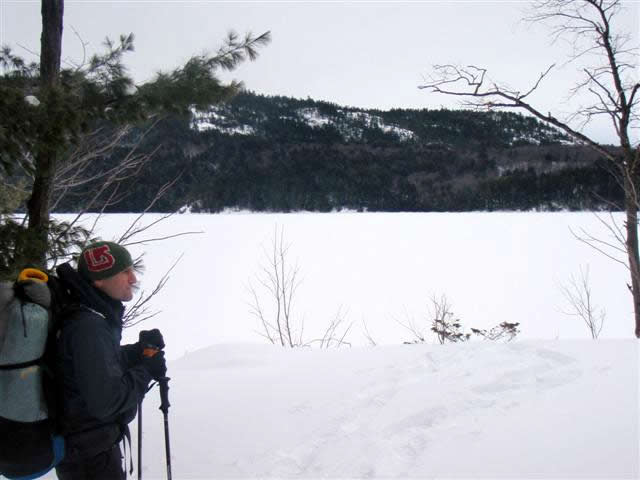 Jay at campsite